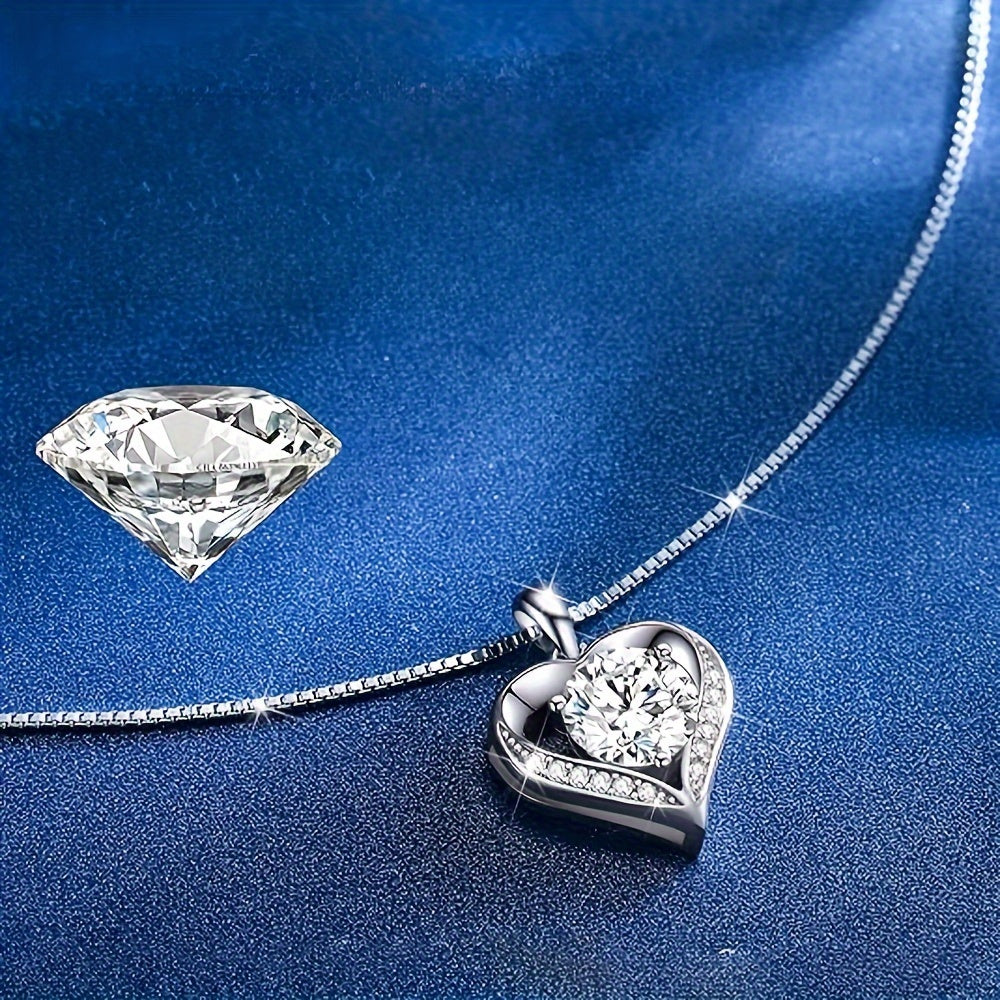 13 Carat Moissanite Necklace 925 Silver 1 Carat2 Carat3 Carat Moissanite Necklace Creative And Gorgeous Classic Little Fragrance Wedding Daily And Workplace Wear Christmas Gift Halloween Gift